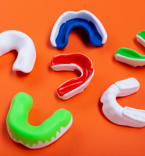 Collection of mouthguards